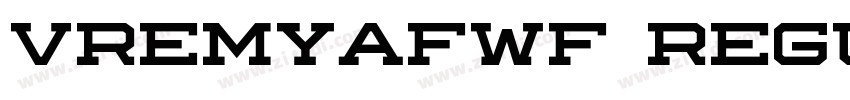 VremyaFWF Regular字体转换